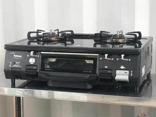 格安で！パロマ 都市ガステーブル◇フラットトップ◇2016年製◇高温炒め◇ガスコンロ◇IC-N90KB-L