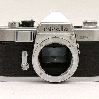 MINOLTA SR-1 + AUTO ROKKOR PF 55mm F1.8/エクステンションチューブ・マグニファイヤー・フィルター 他付属 ジャンク扱い