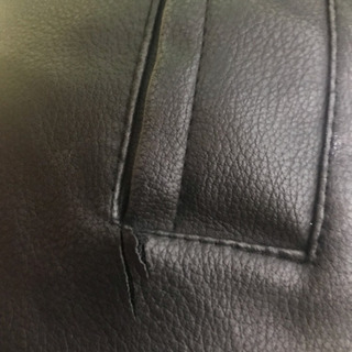Lee合皮レザーメンズライダースジャケットの画像