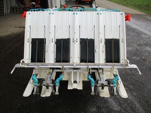 【SOLD　OUT】クボタ 4条植 田植機 JC4A リコイル クランク ガソリン 6.2馬力 キュート 乗用　取説付き