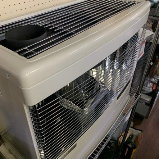 分解掃除済み 保証６ヶ月サンポット 半密閉式 石油 ストーブ KSH-7010RC 煙突式 木造18畳 コンクリート28畳 灯油 暖房