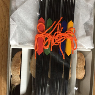 箸置き・四角い皿・お箸(未使用