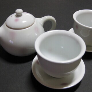 【値下げ!!】烏龍茶・飲茶セット2人用・焼き物の画像