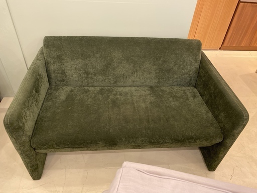 フランフラン Francfranc ソファ グリーン 2人掛け 2.0P 中古品