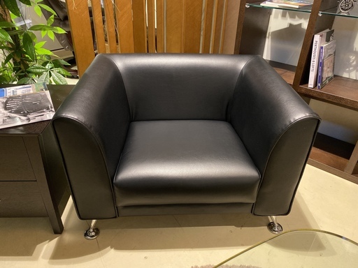 ソファ 1人掛け 1.0P 黒 格安 中古品