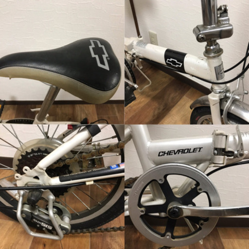 CHEVROLET シボレー 折り畳み自転車 16インチ 6速ギア