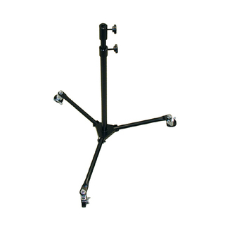 開封未使用品 日照 キャスター付き 三脚スタンド 舞台・投光器用 ブラック NRS-1542 南12条店 の画像