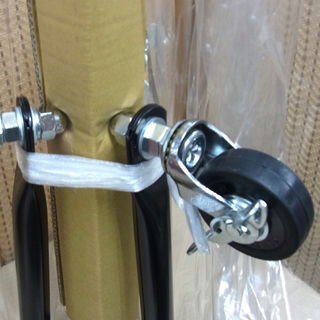 開封未使用品 日照 キャスター付き 三脚スタンド 舞台・投光器用 ブラック NRS-1542 南12条店 の画像