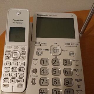 親機コードレス電話・子機付きの画像
