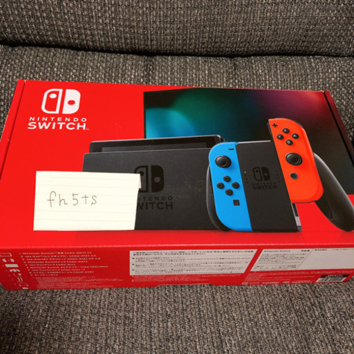 新品 メーカー保証約1年あり 新モデル Nintendo Switch 本体 ネオンブルー ネオンレッド