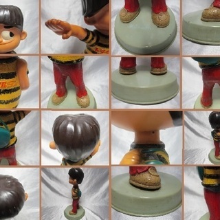 トラベルミン トラベル坊や エーザイ ソフビ 首振り 人形 約46㎝ 店頭ディスプレー 企業物 昭和レトロ アンティーク 非売品 当時物 レアの画像