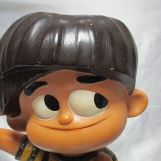 トラベルミン トラベル坊や エーザイ ソフビ 首振り 人形 約46㎝ 店頭ディスプレー 企業物 昭和レトロ アンティーク 非売品 当時物 レアの画像