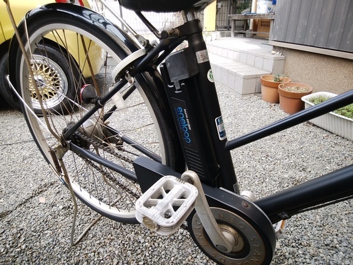 【希少】 電動自転車 2WD 8段変速 回生充電付き 三洋 エナクル8 CY-SPB27D8