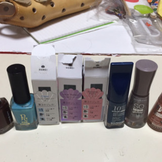 開封済みネイルセット