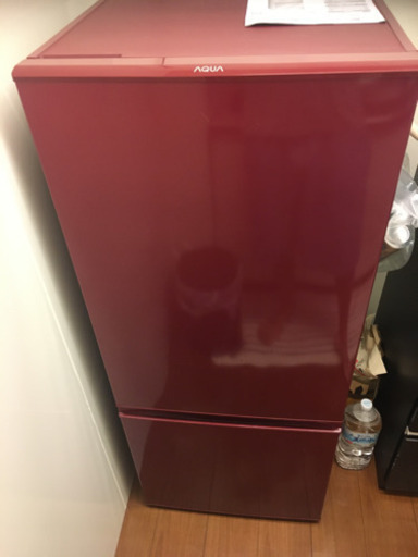 購入後3年のAQUAの冷蔵庫（左開き）