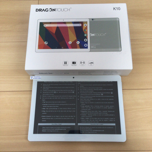通電確認のみ　dragon touch K10アンドロイド10.1インチ
