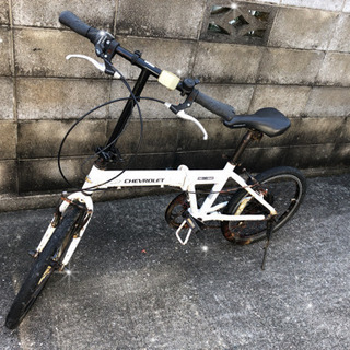 【中古】シマノ　シボレー　20インチ 変速付き　折り畳み自転車の画像