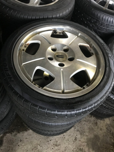 ステップワゴン17インチアルミホイール付きタイヤ