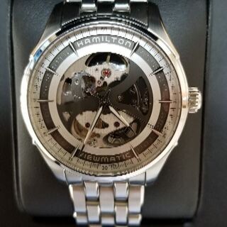 腕時計　メンズ　HAMILTON　ハミルトン　ジャズマスター　ビューマチックスケルトンジェント