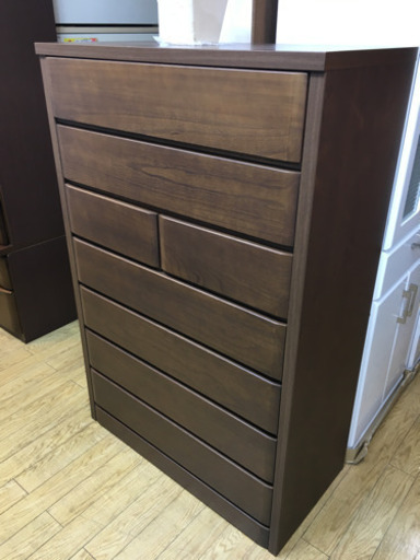 2/5 値下げ 日本製 モダンstyle 7段チェスト 桐材 イルス90 大容量