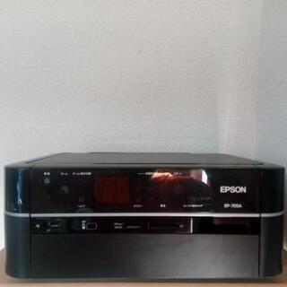 EPSON Colorio EP-705A プリンター 通電確認 インク&梱包箱付【中古品】の画像