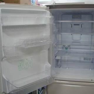 19N0100 D 札幌発 引取歓迎 SHARP/シャープ SJ-PW35C-C ノンフロン冷凍冷蔵庫 350L 3ドア 自動製氷 左右開き 2016年製 中古