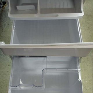 19N0100 D 札幌発 引取歓迎 SHARP/シャープ SJ-PW35C-C ノンフロン冷凍冷蔵庫 350L 3ドア 自動製氷 左右開き 2016年製 中古