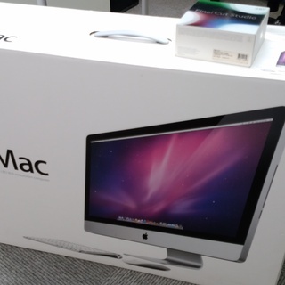 iMac2011 27inch ＋Final Cut Studio(インストール済)、Office(インストール済)の画像