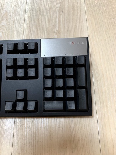 ほぼ新品 東プレ REALFORCE / R2-USV-BK ブラック 無接点 変荷重 英語104キー