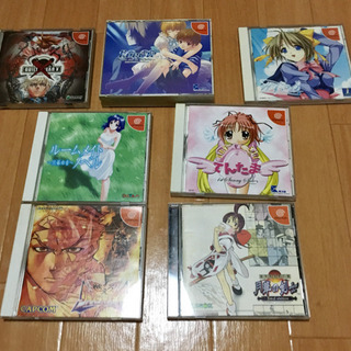 中古ドリームキャストとソフト7本付きの画像