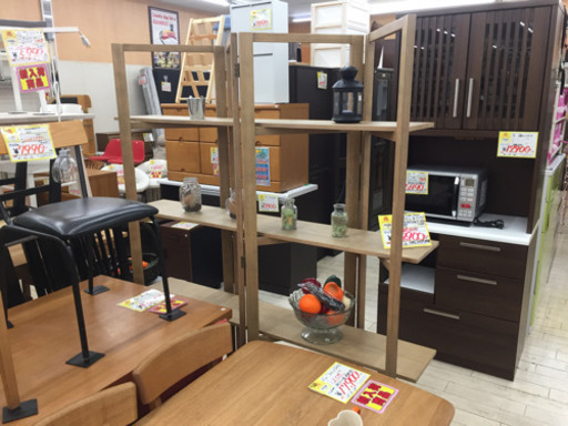 お買い上げありがとうございます。10/26 東区 和白 定価76.000円 Franc franc オープンラック ヴァローレ オーク材 フランフラン