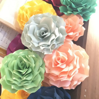 夢中に作っちゃう♪ペーパーフラワー教室