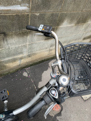 自転車Panasonic 26インチ 5Ah シルバー