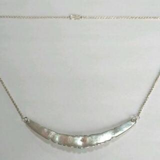 シルバーネックレス   ターコイズの画像