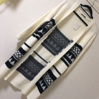 INGNI ニットロングカーデ