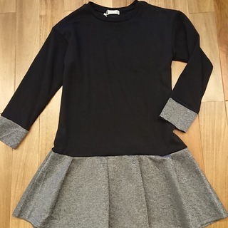 【新品タグ付き】裏起毛　キレイめワンピ　の画像