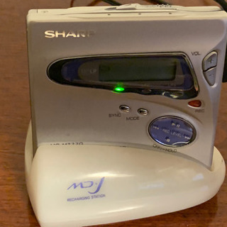 【故障品】Sharp MD-MT770-S シルバー MDレコーダー
