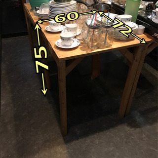 【明後日まで】木製テーブル×3差し上げます