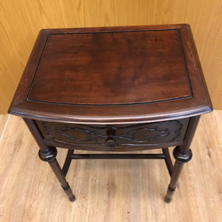 花梨 テーブル 飾り台 置台 花台 オブジェ台 サイドテーブル （698）AKARIの画像