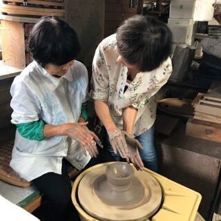 ★★★手びねりとロクロの両方を2千円で焼成迄全て込み！陶芸体験★★★の画像