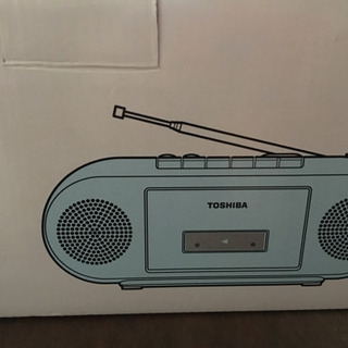 TOSHIBA CD ラジオ カセット再生の画像