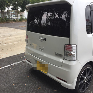 ダイハツ ムーヴコンテ カスタム RS  ターボ車  軽自動車  パールホワイト 個人売買  最終値下げ  艶ありの画像