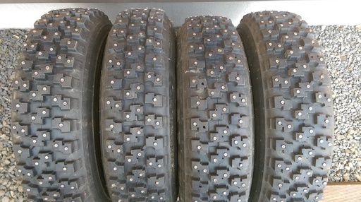 ★ポテンザ 39R 13inch 165 SR13 ピンタイヤ スパイク マカロニ フルピン