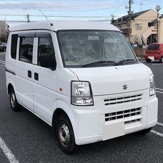 車検 R2/9/18迄 スズキ エブリィ バン PA 白 キーレ...