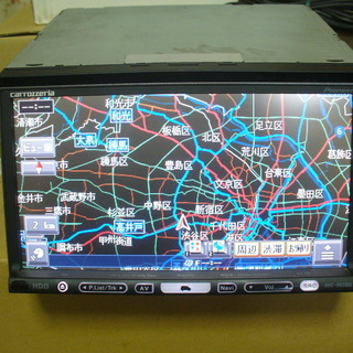 ①パイオニア HDDナビ AVIC-HRZ800 2018年度版地図＋2019年オービス