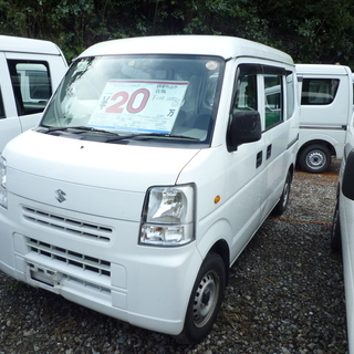 軽バン専門店在庫５０台　エブリィ　4WD　車検２年付　２０万円　...