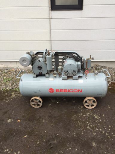 やっぱり3.5万円❣️❣️５万円❣️今週限定❣️早い者勝ち‼️日立 コンプレッサー TBP-14P 2段 2.2 150ℓ 200v 最大14kg 動作品 美品