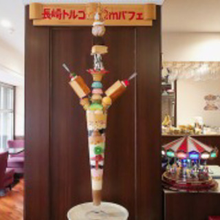 カフェ　オリンピック120㎝パフェを制覇したい！