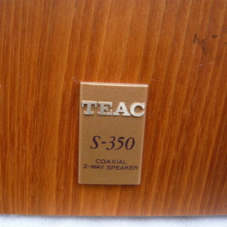 TEAC　S-350　同軸２ウェイ小型スピーカー２本１組　最終値下！の画像