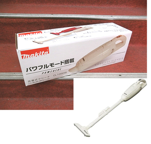 札幌 新品【マキタ 充電式クリーナ CL105DW】アイボリー 紙パック10枚付き リチウムイオンバッテリ コードレスクリーナー 掃除機 makita 本郷通店